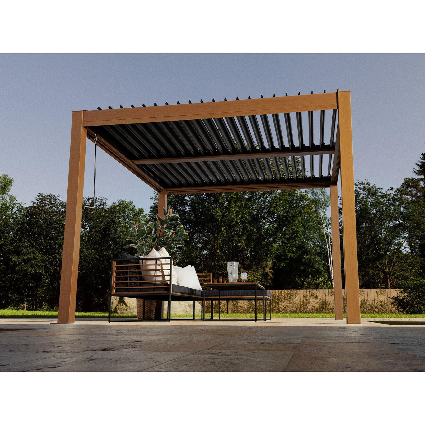 Vikos Aluminum Pergola 10 x 10 ft. | Gazebo PenGuin-Delightful Yard