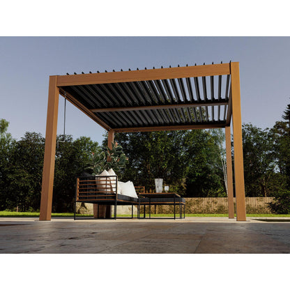 Vikos Aluminum Pergola 10 x 10 ft. | Gazebo PenGuin-Delightful Yard