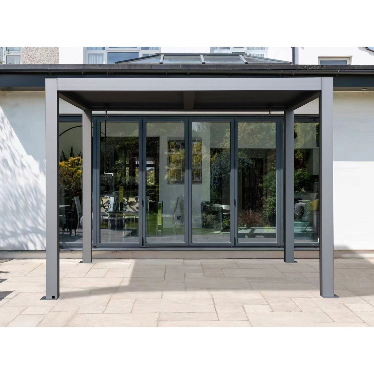 Vikos Aluminum Pergola 10 x 10 ft. | Gazebo PenGuin-Delightful Yard