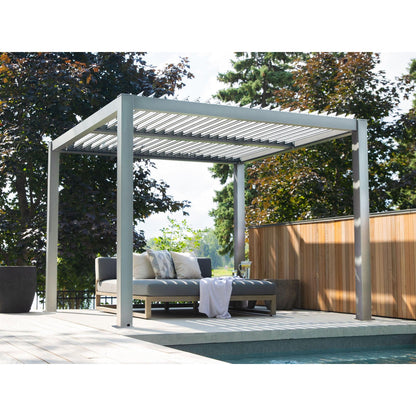 Vikos Aluminum Pergola 10 x 10 ft. | Gazebo PenGuin-Delightful Yard