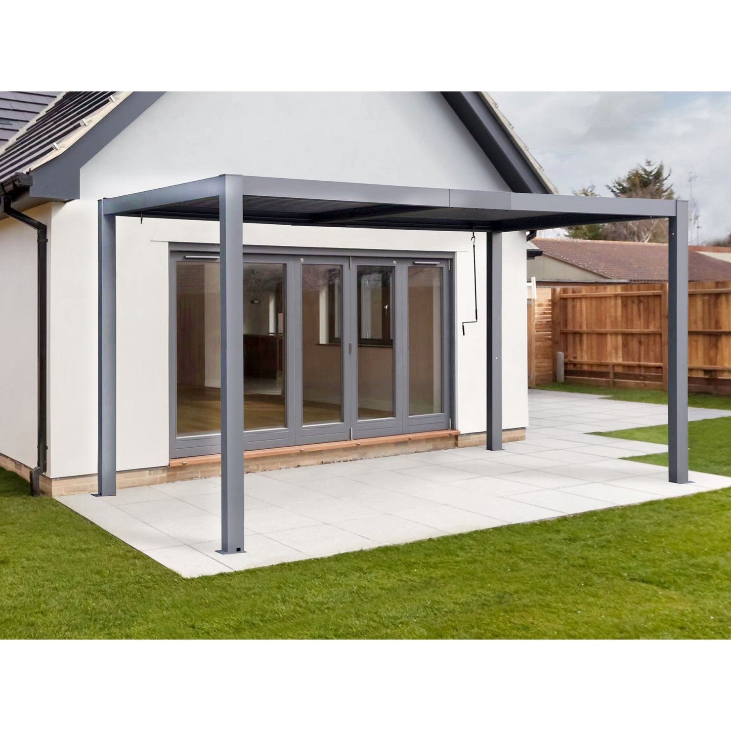 Vikos Aluminum Pergola 10 x 13 ft. | Gazebo PenGuin-Delightful Yard