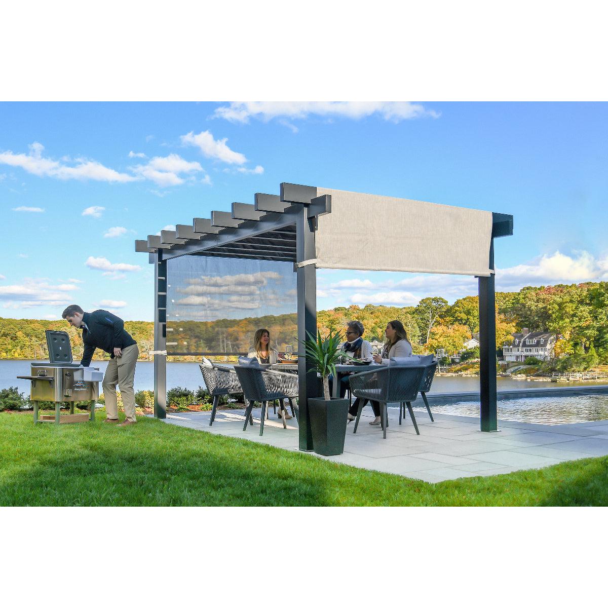 Yamba 10 x 13 ft. Aluminum Pergola| Sojag-Delightful Yard