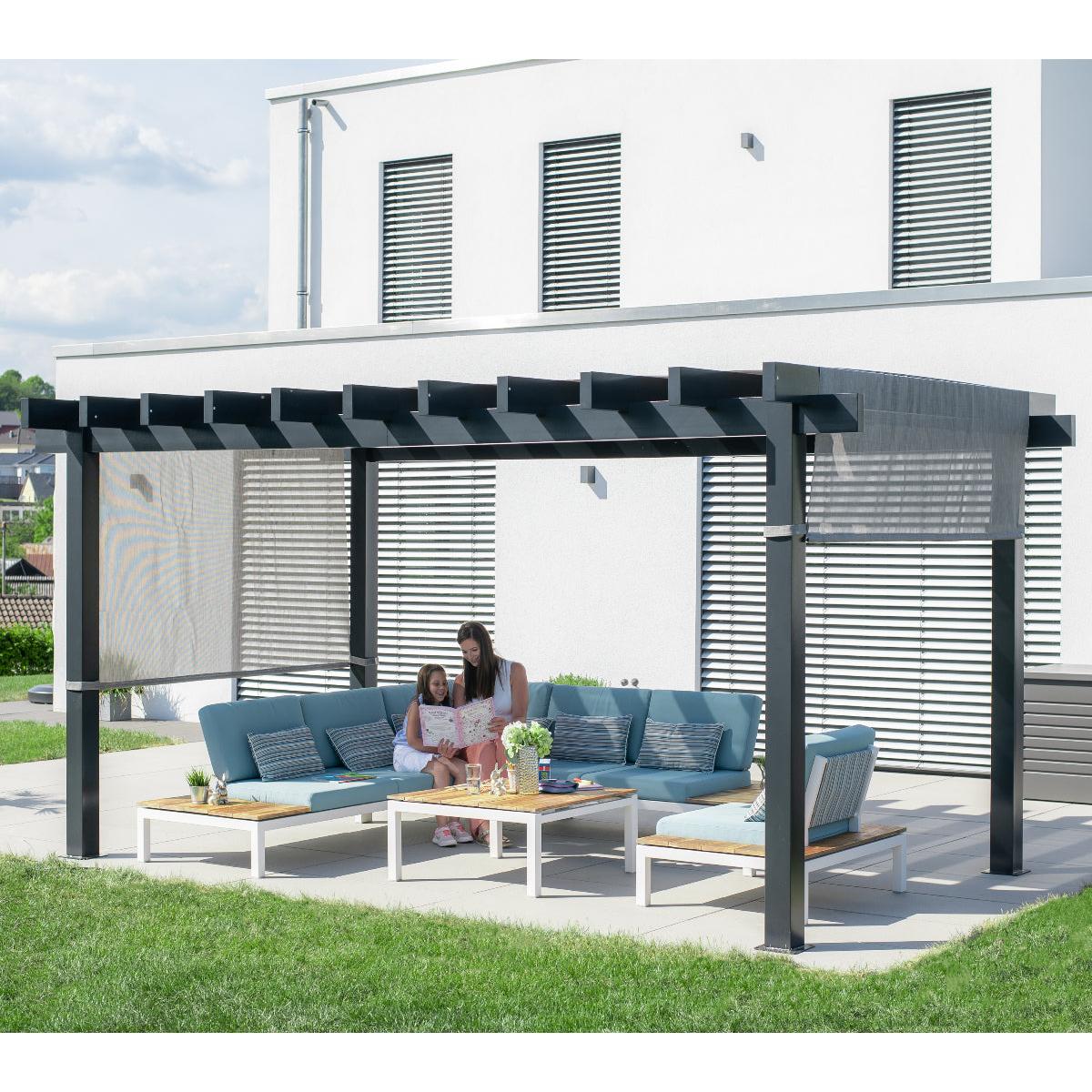Yamba 10 x 16.5 ft. Aluminum Pergola| Sojag-Delightful Yard