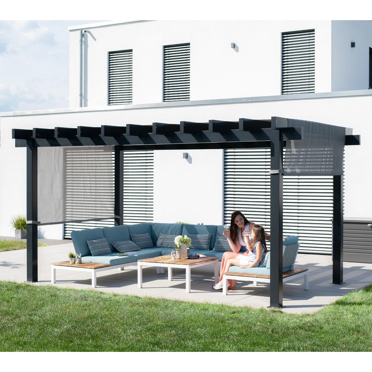 Yamba 10 x 16.5 ft. Aluminum Pergola| Sojag-Delightful Yard
