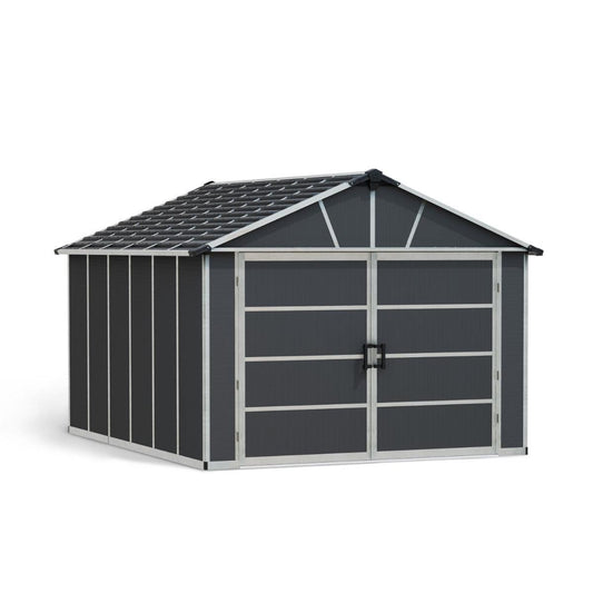 Yukon Garage Skylight Shed 11 x 13 ft. | Palram-Canopia-Delightful Yard