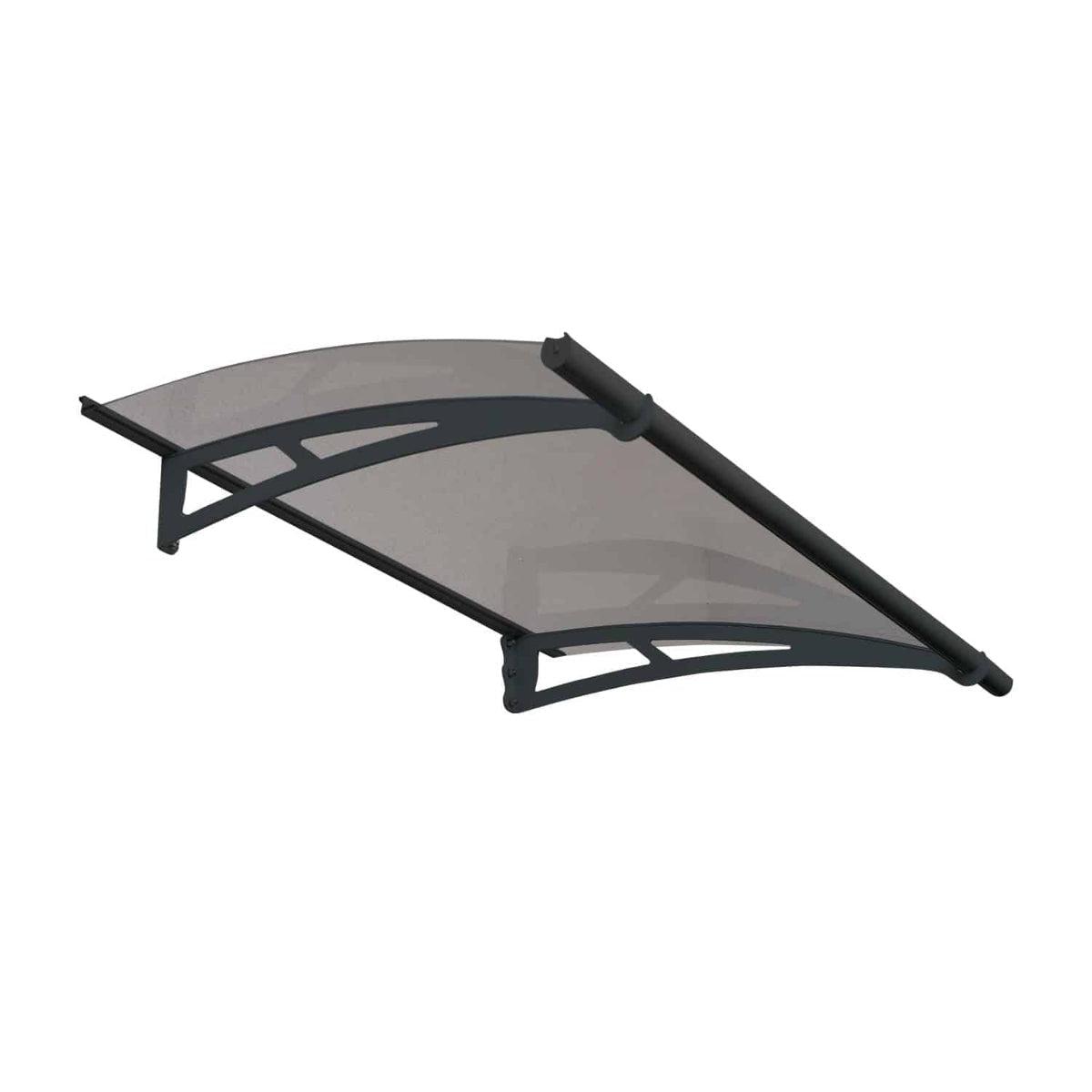 Aquila 1500 Door Awning Grey Panel | Palram-Canopia - Delightful Yard