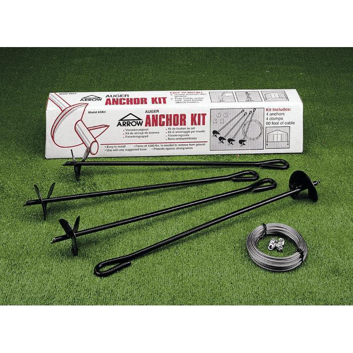 Arrow Earth Anchor Kit (Auger and Cable) - Delightful Yard