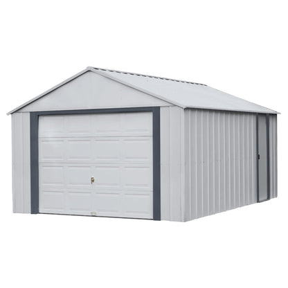 Arrow Murryhill Steel Garage Shed 12 x 17 ft.-Delightful Yard