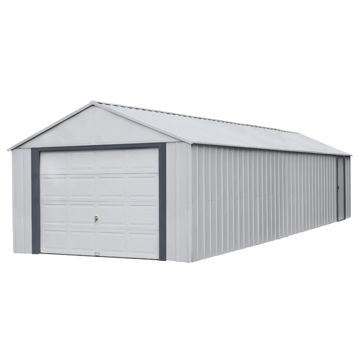 Arrow Murryhill Steel Garage Shed 12 x 31 ft.-Delightful Yard