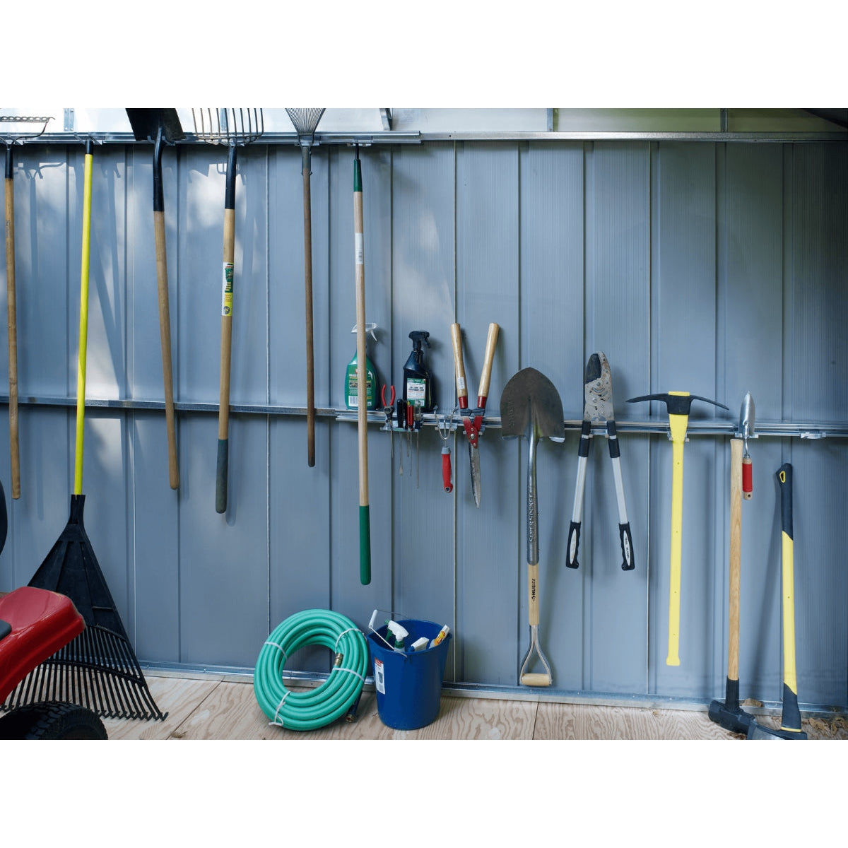 Arrow Murryhill Steel Garage Shed 14 x 31 ft.-Delightful Yard