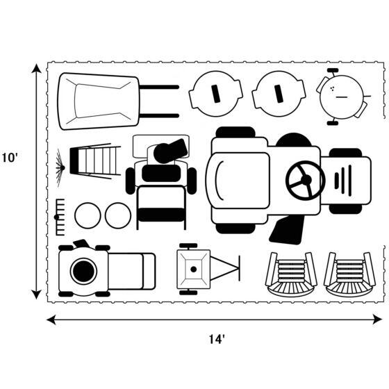 Arrow Select Steel Storage Shed 10 x 14 ft. - Delightful Yard