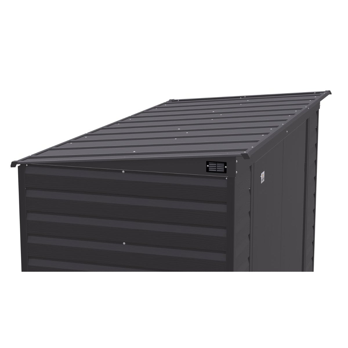 Arrow Select Steel Storage Shed 10 x 4 ft. | Pent Roof - Delightful Yard