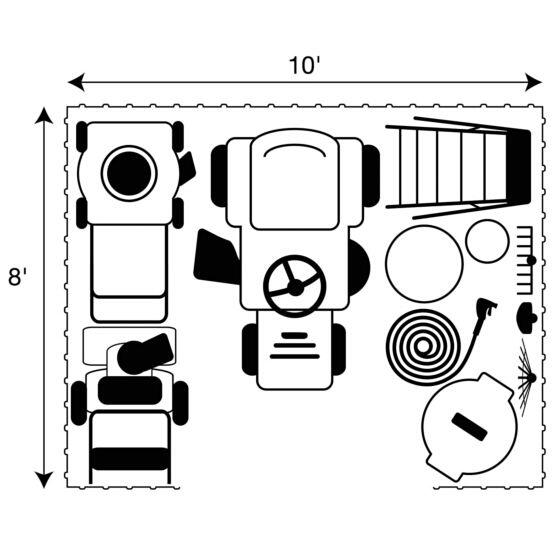 Arrow Select Steel Storage Shed 10 x 8 ft. - Delightful Yard