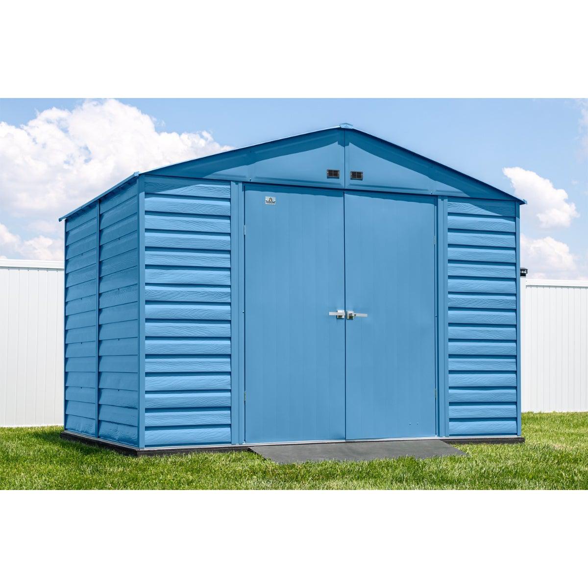 Arrow Select Steel Storage Shed 10 x 8 ft. - Delightful Yard