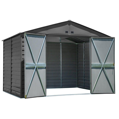 Arrow Select Steel Storage Shed 10 x 8 ft. - Delightful Yard