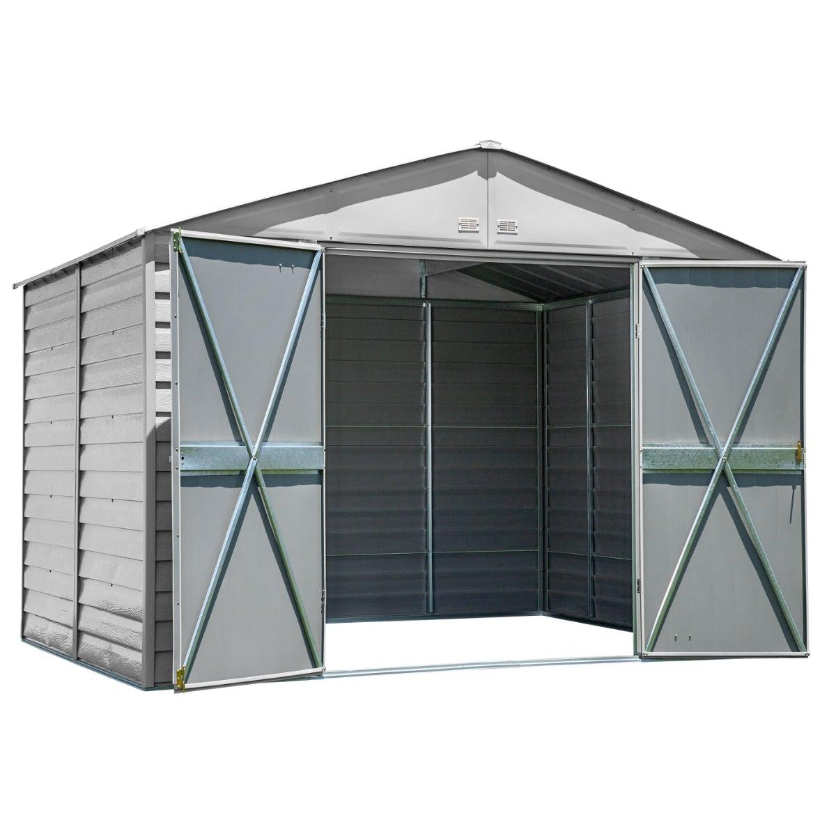 Arrow Select Steel Storage Shed 10 x 8 ft. - Delightful Yard