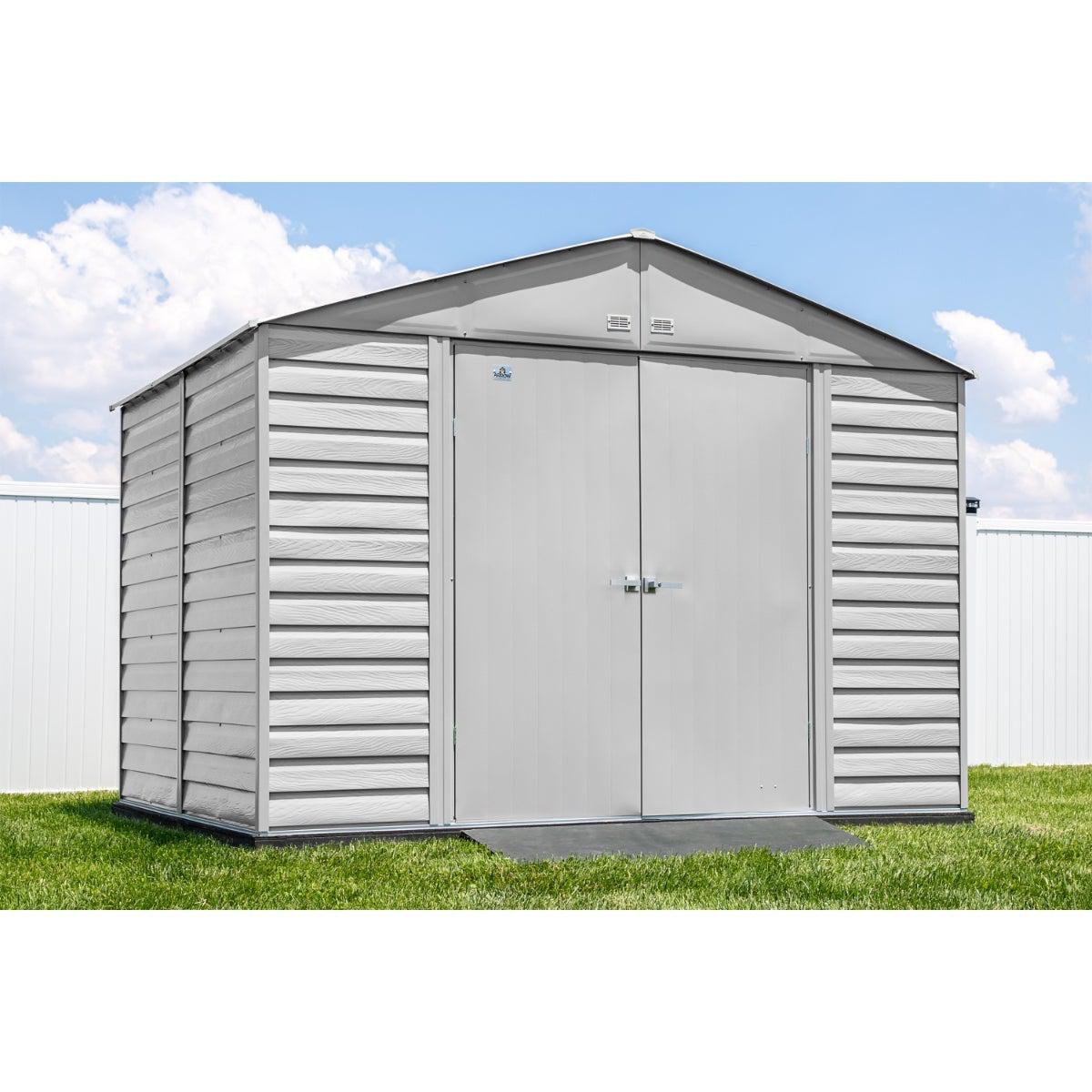 Arrow Select Steel Storage Shed 10 x 8 ft. - Delightful Yard