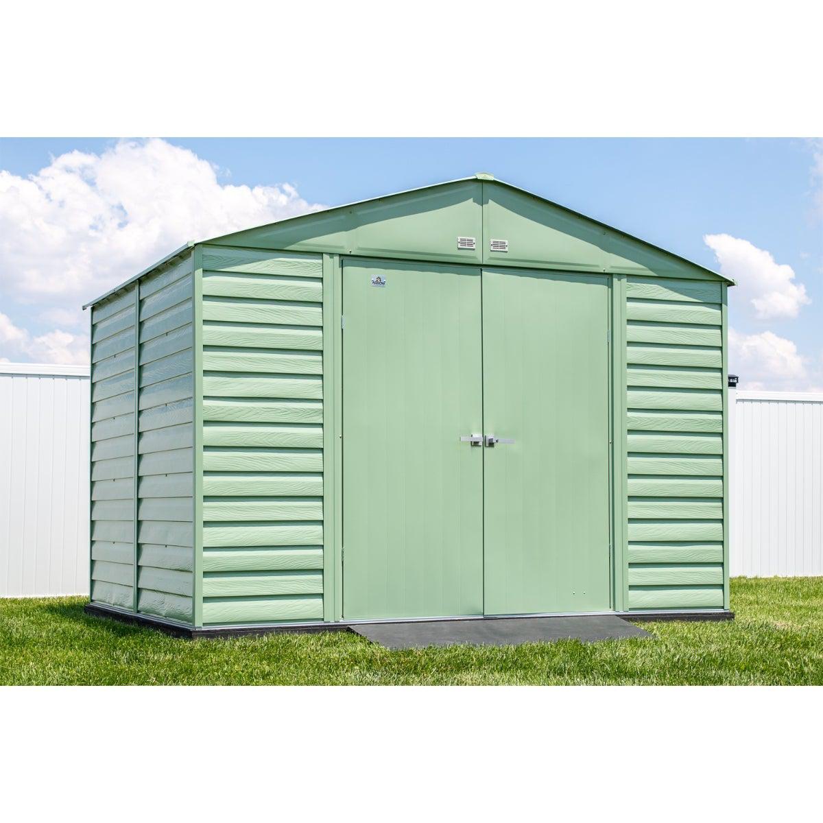 Arrow Select Steel Storage Shed 10 x 8 ft. - Delightful Yard