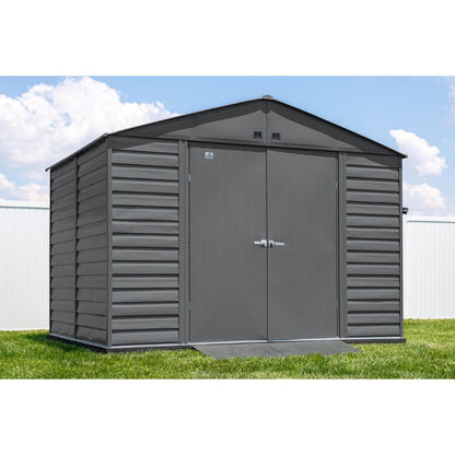 Arrow Select Steel Storage Shed 10 x 8 ft. - Delightful Yard