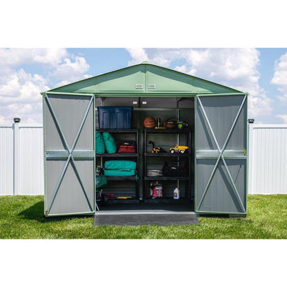 Arrow Select Steel Storage Shed 10 x 8 ft. - Delightful Yard