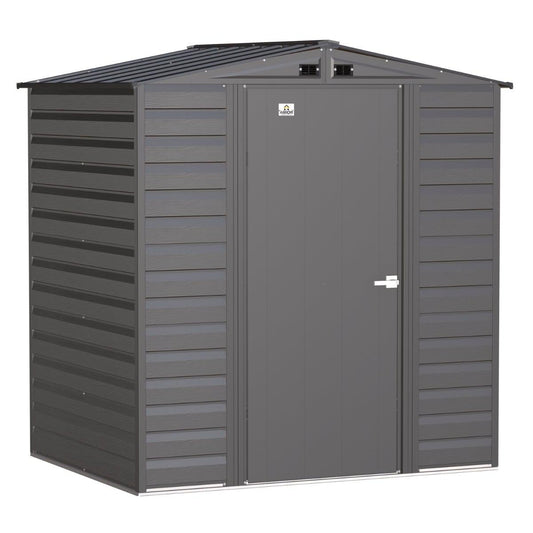 Arrow Select Steel Storage Shed 6 x 5 ft. - Delightful Yard