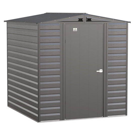 Arrow Select Steel Storage Shed 6 x 7 ft. - Delightful Yard
