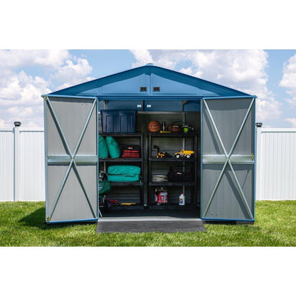 Arrow Select Steel Storage Shed 8 x 6 ft. - Delightful Yard
