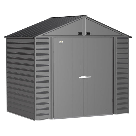 Arrow Select Steel Storage Shed 8 x 6 ft. - Delightful Yard