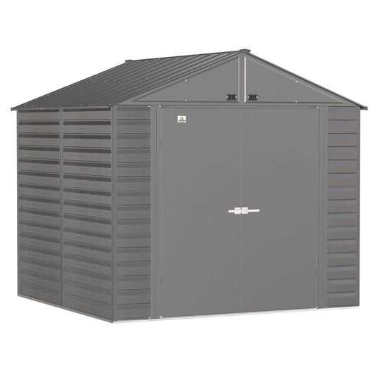 Arrow Select Steel Storage Shed 8 x 8 ft. - Delightful Yard