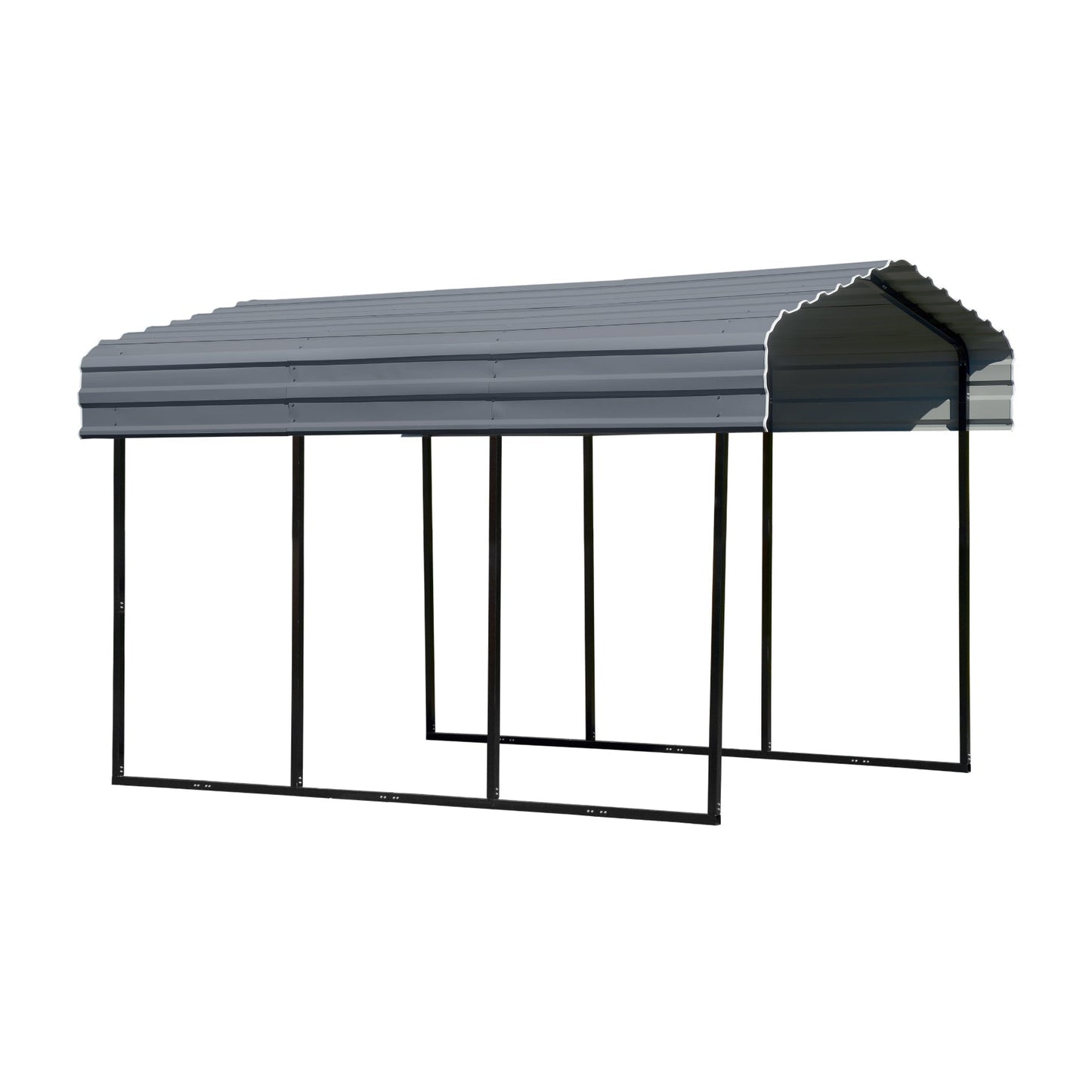 Arrow Steel Carport Canopy 10 x 15 x 9 ft.-Delightful Yard