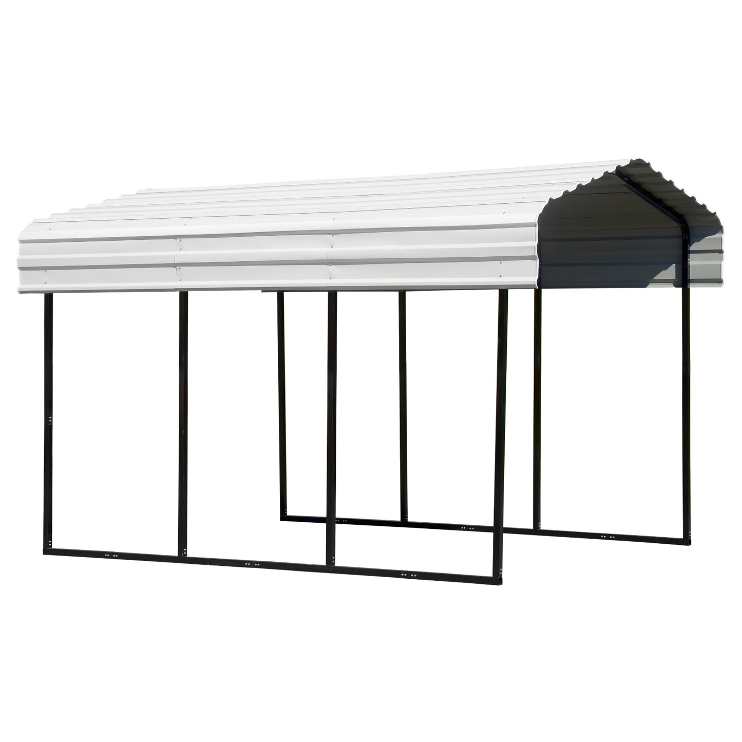 Arrow Steel Carport Canopy 10 x 15 x 9 ft.-Delightful Yard