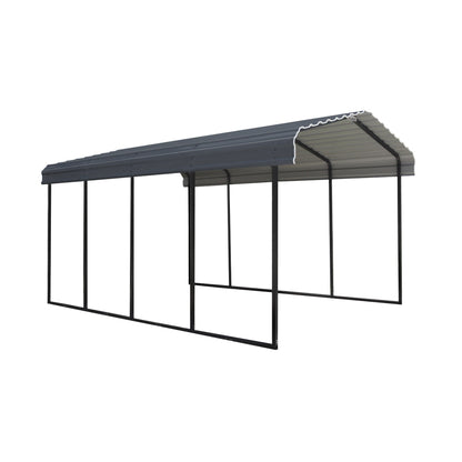 Arrow Steel Carport Canopy 12 x 20 x 9 ft.-Delightful Yard