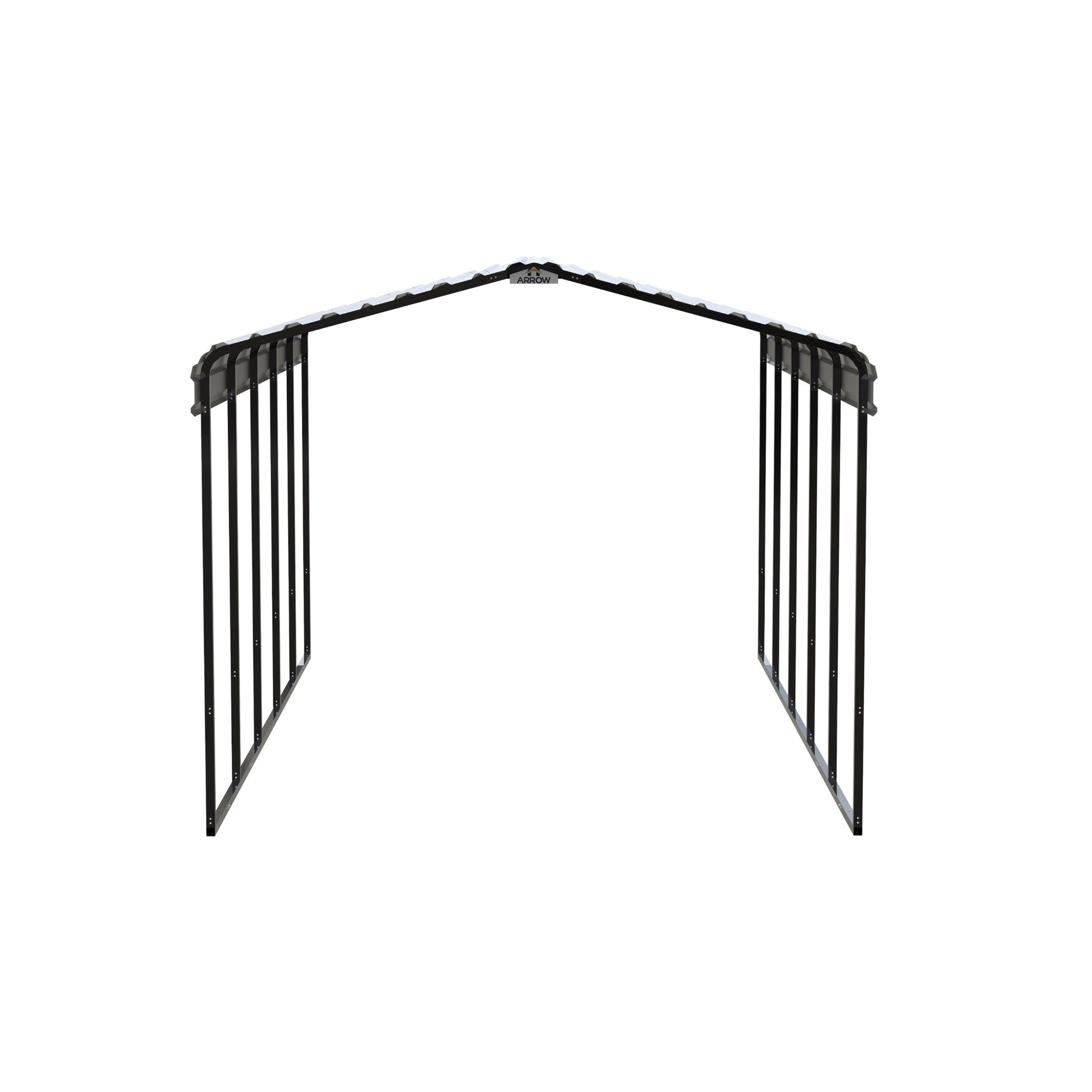 Arrow Steel Carport Canopy 12 x 24 x 9 ft.-Delightful Yard