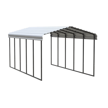 Arrow Steel Carport Canopy 12 x 24 x 9 ft.-Delightful Yard