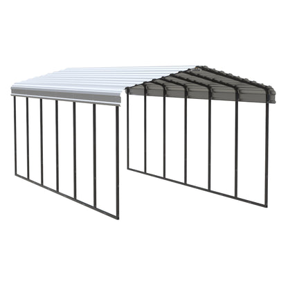 Arrow Steel Carport Canopy 12 x 29 x 9 ft.-Delightful Yard