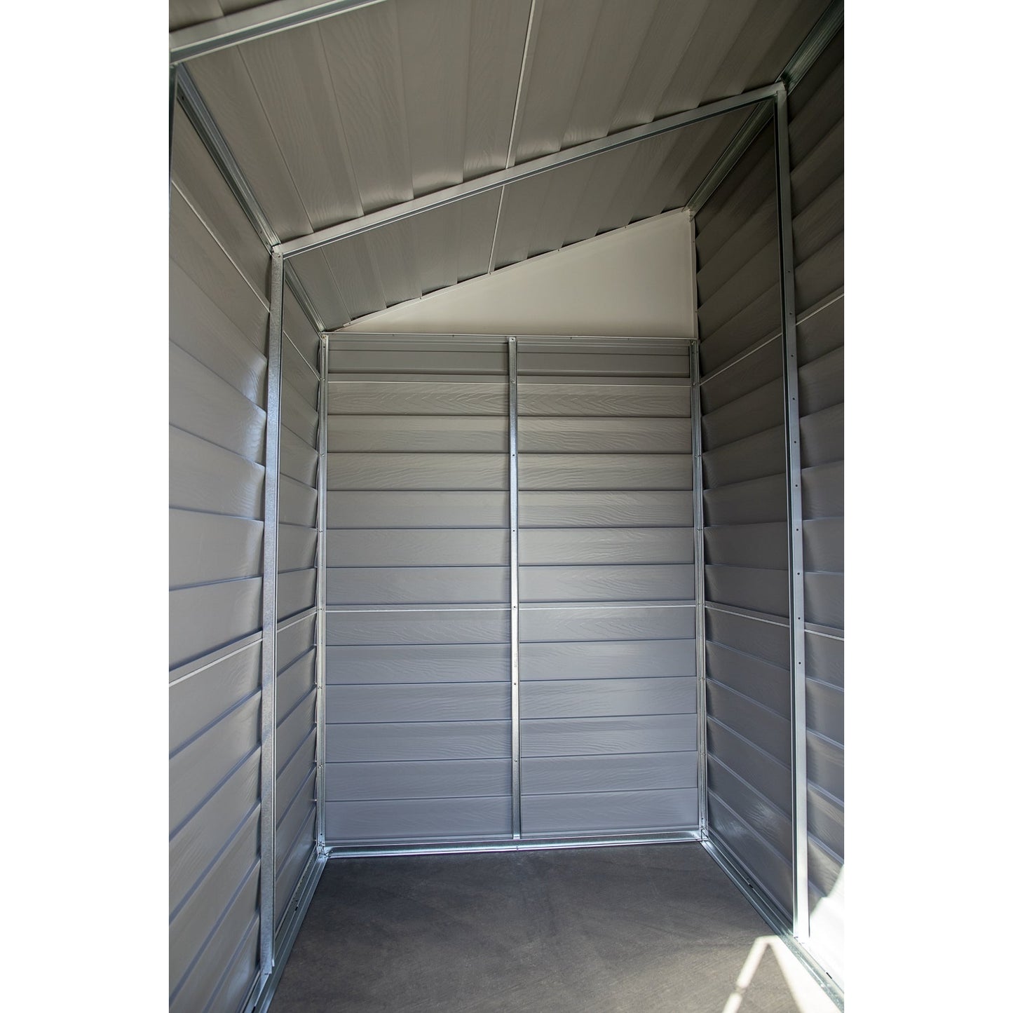Arrow Yardsaver Steel Storage Shed 4 x 7 ft.-Delightful Yard