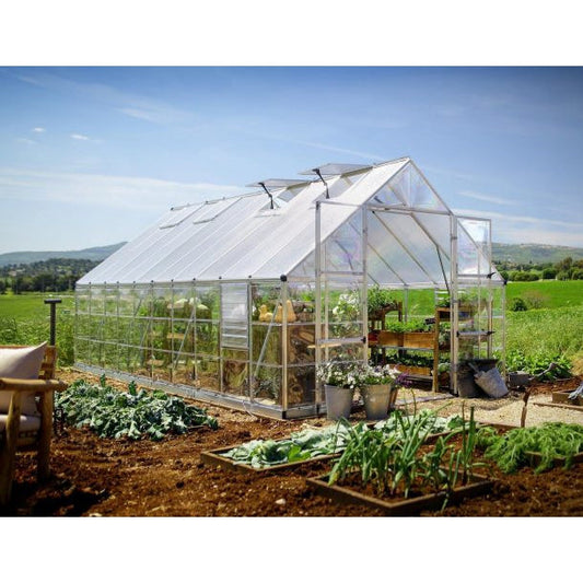 Balance Polycarbonate Greenhouse 10 x 20 ft. | Palram-Canopia-Delightful Yard