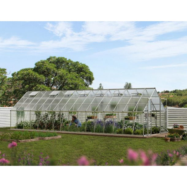 Balance Polycarbonate Greenhouse 10 x 32 ft. | Palram-Canopia-Delightful Yard