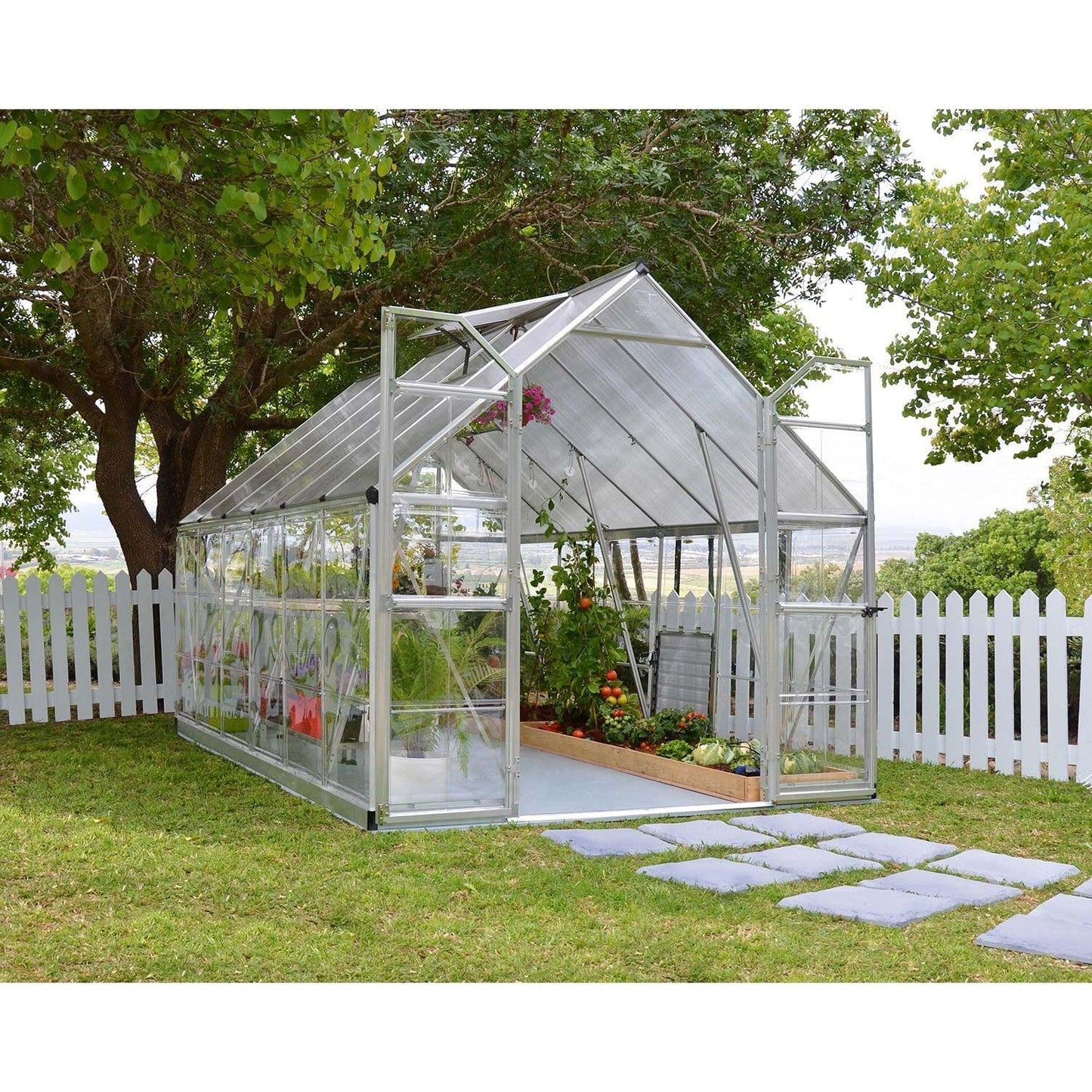 Balance Greenhouse 8 x 12 ft. | Palram-Canopia - Delightful Yard