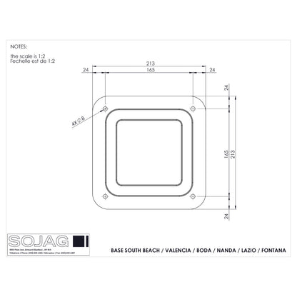 Boda Aluminum Louver Wall Gazebo 12 x 12 ft | Sojag-Delightful Yard