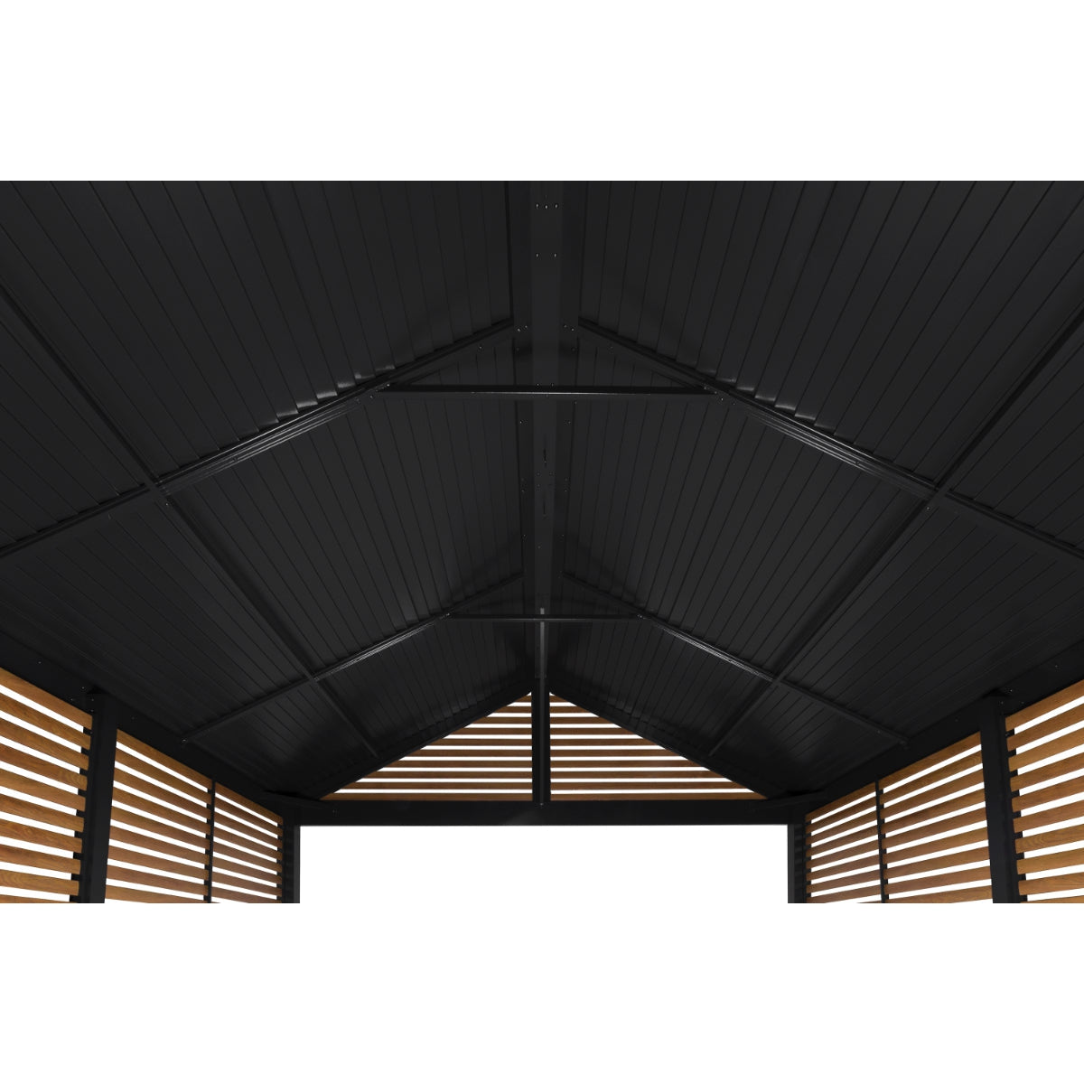 Boda Aluminum Louver Wall Gazebo 12 x 12 ft | Sojag-Delightful Yard