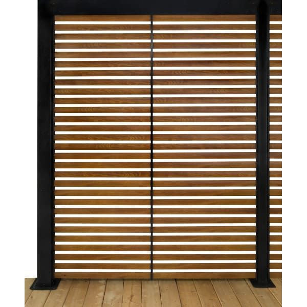 Boda Aluminum Louver Wall Gazebo 12 x 12 ft | Sojag-Delightful Yard