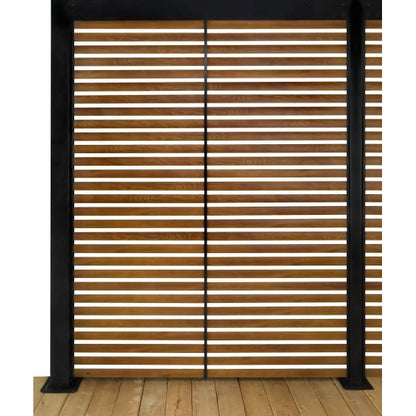 Boda Aluminum Louver Wall Gazebo 12 x 12 ft | Sojag-Delightful Yard