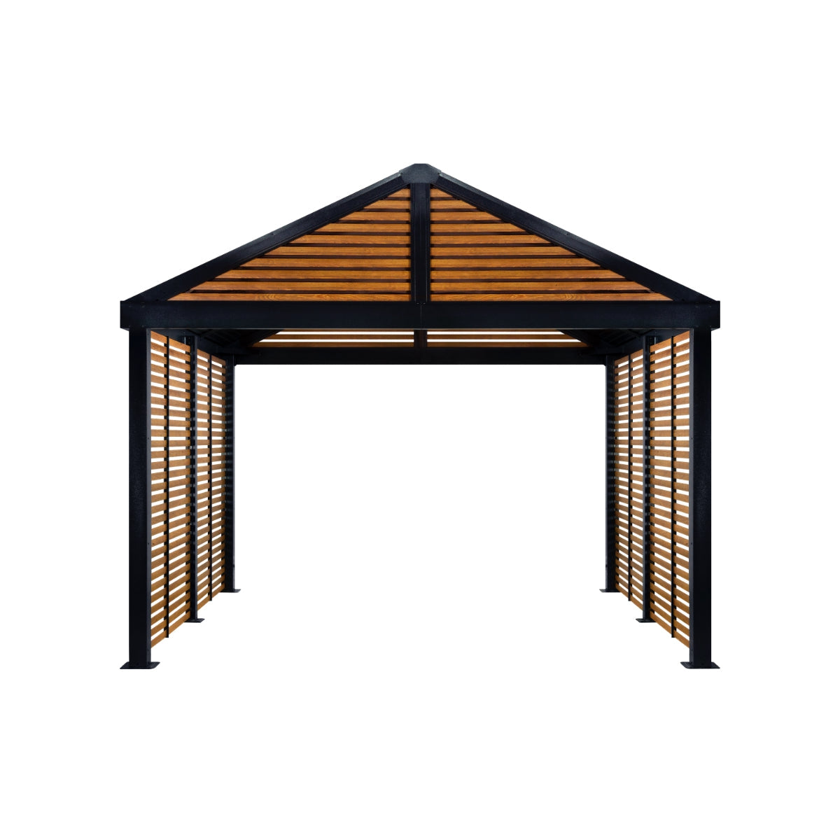 Boda Aluminum Louver Wall Gazebo 12 x 12 ft | Sojag-Delightful Yard