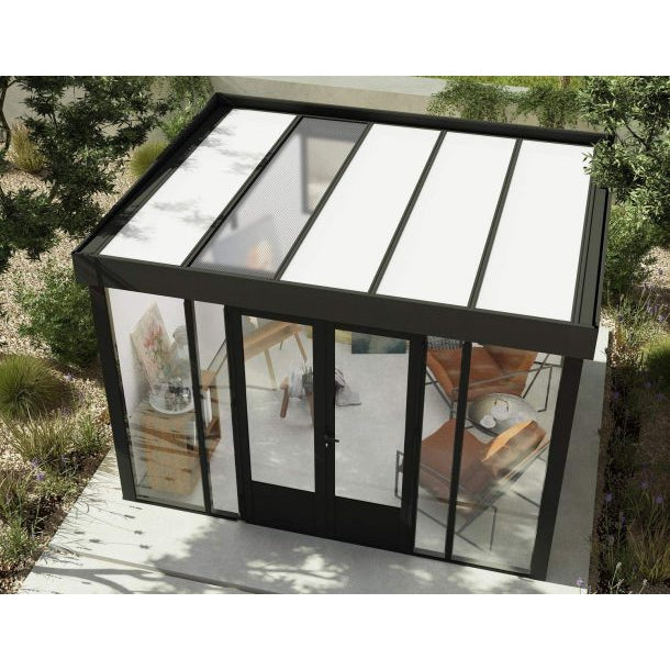 Copenhagen 9 x 11 ft. Garden Office Studio Solarium Kit | Palram-Canopia-Delightful Yard