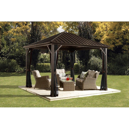 Sojag Dakota Gazebo 10 x 12 ft - Delightful Yard