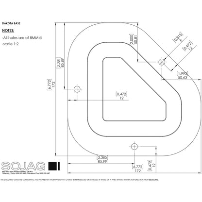 Sojag Dakota Gazebo 8 x 8 ft - Delightful Yard