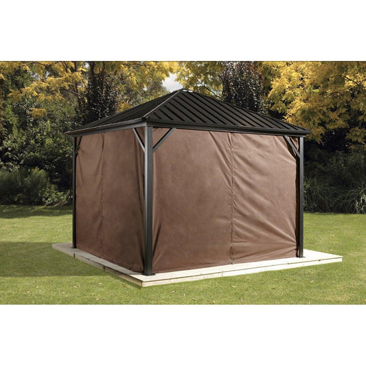 Sojag Dakota Gazebo Curtains 10 x 10 ft. - Delightful Yard