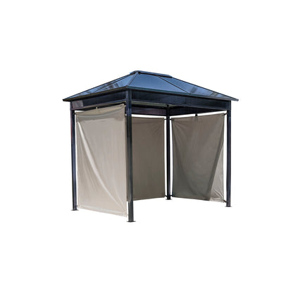 Danxia Steel Polycarbonate Gazebo 7 x 9 ft | Sojag-Delightful Yard