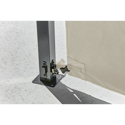 Danxia Steel Polycarbonate Gazebo 7 x 9 ft | Sojag-Delightful Yard